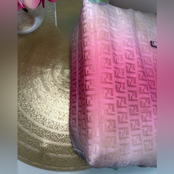 Authentic Fendi Pink and Lilac Ombre Tote Shoulder Bag - Picture 10 of 14